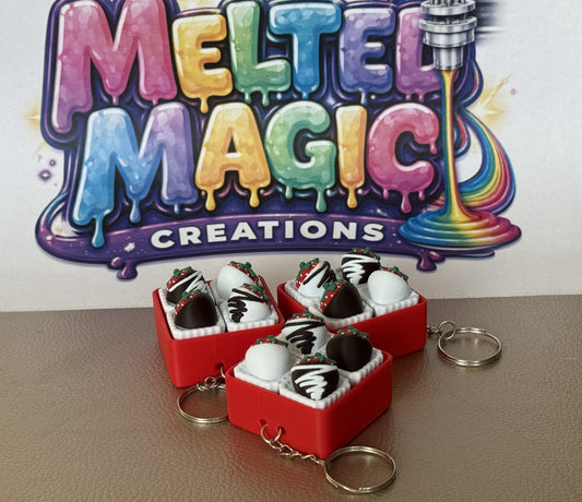 Erdbeerbox Clicki schlüsselanhänger