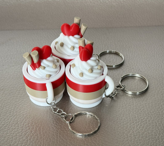 Latte Clicki Schlüsselanhänger